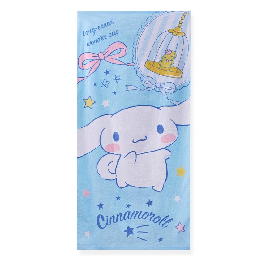 三麗鷗純棉大浴巾 大耳狗 酷洛米 帕洽狗 美樂蒂童巾 吸水浴巾 浴巾【旺達棉品】KU-DC001-規格圖8