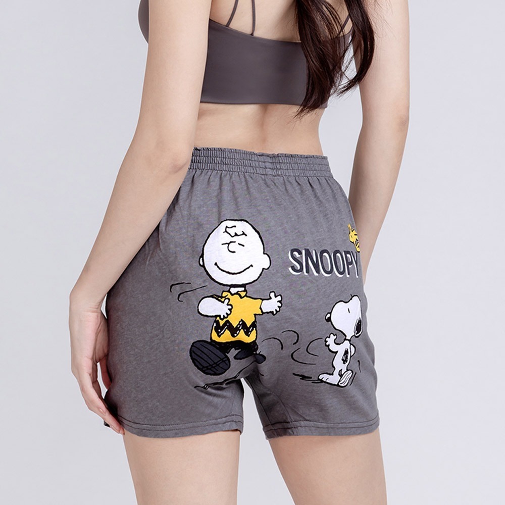 史奴比 Snoopy平口褲 居家四角褲 平口內褲 寬鬆內褲 睡褲【旺達棉品】SN-C005-細節圖7
