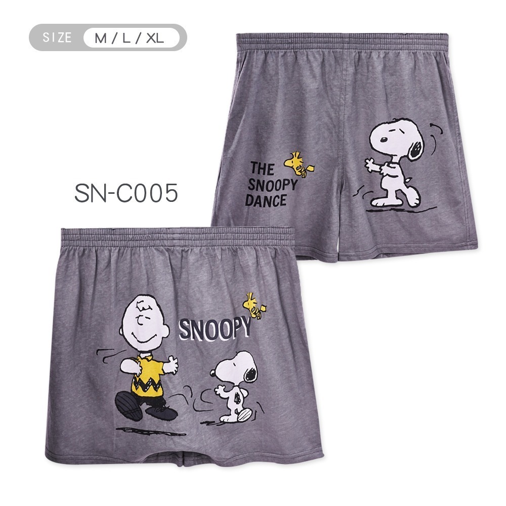 史奴比 Snoopy平口褲 居家四角褲 平口內褲 寬鬆內褲 睡褲【旺達棉品】SN-C005-細節圖8