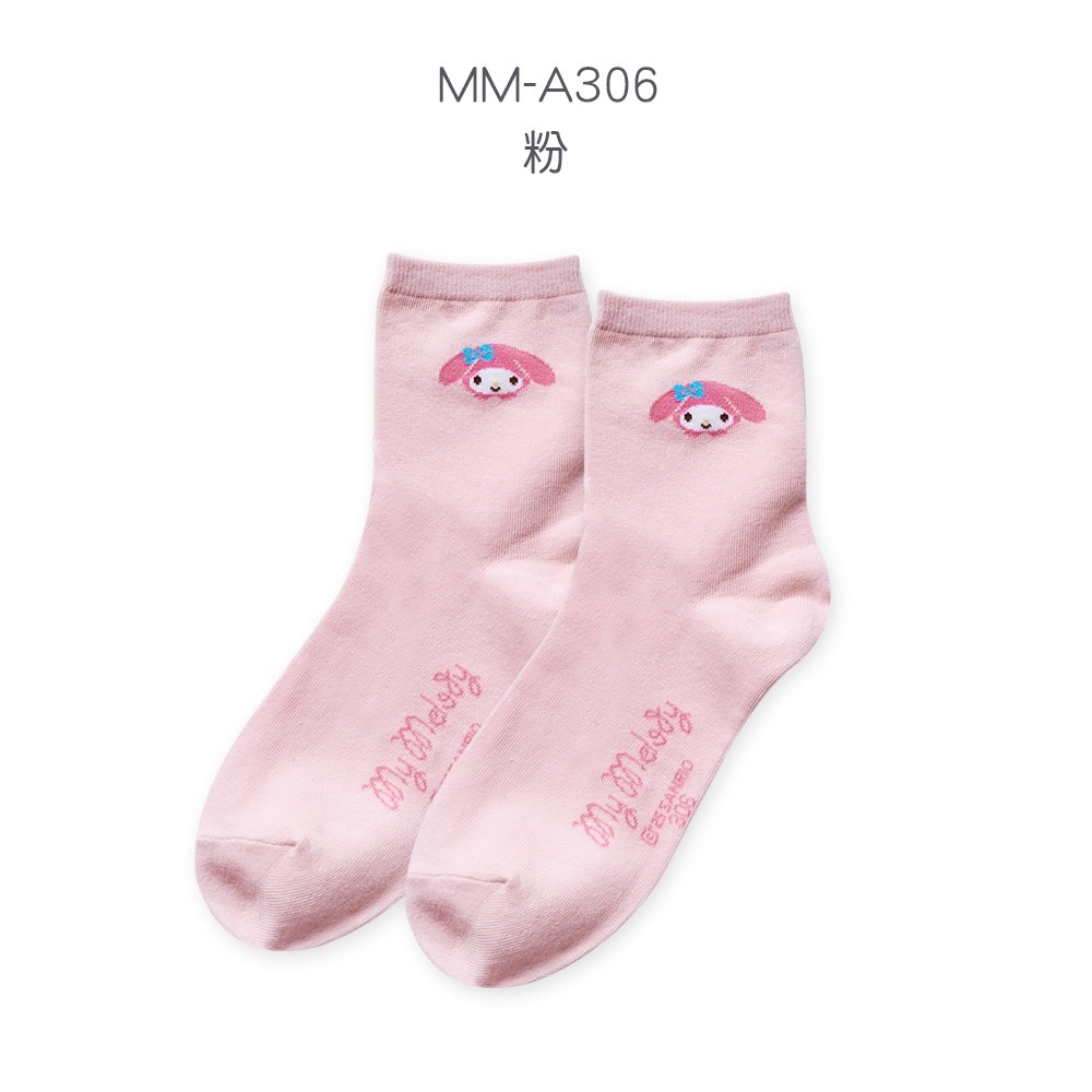 Sanrio 三麗鷗 美樂蒂中統襪 女長襪 長襪 韓系長襪 美樂蒂長襪【旺達棉品】MM-A305-規格圖9