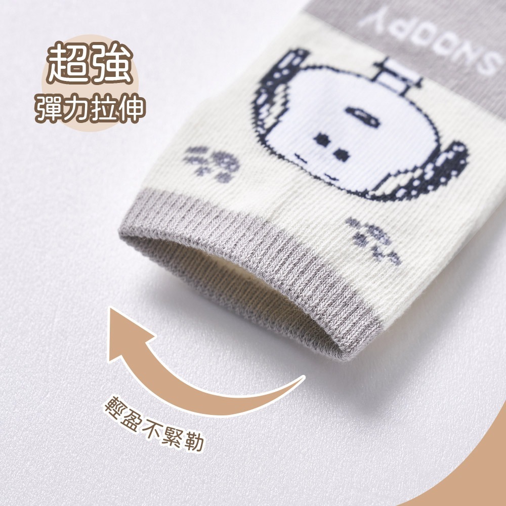 SNOOPY 史奴比寶寶襪 兒童止滑短襪 幼童止滑襪 台製棉襪 男童襪 女童襪【旺達棉品】SN-201-細節圖8