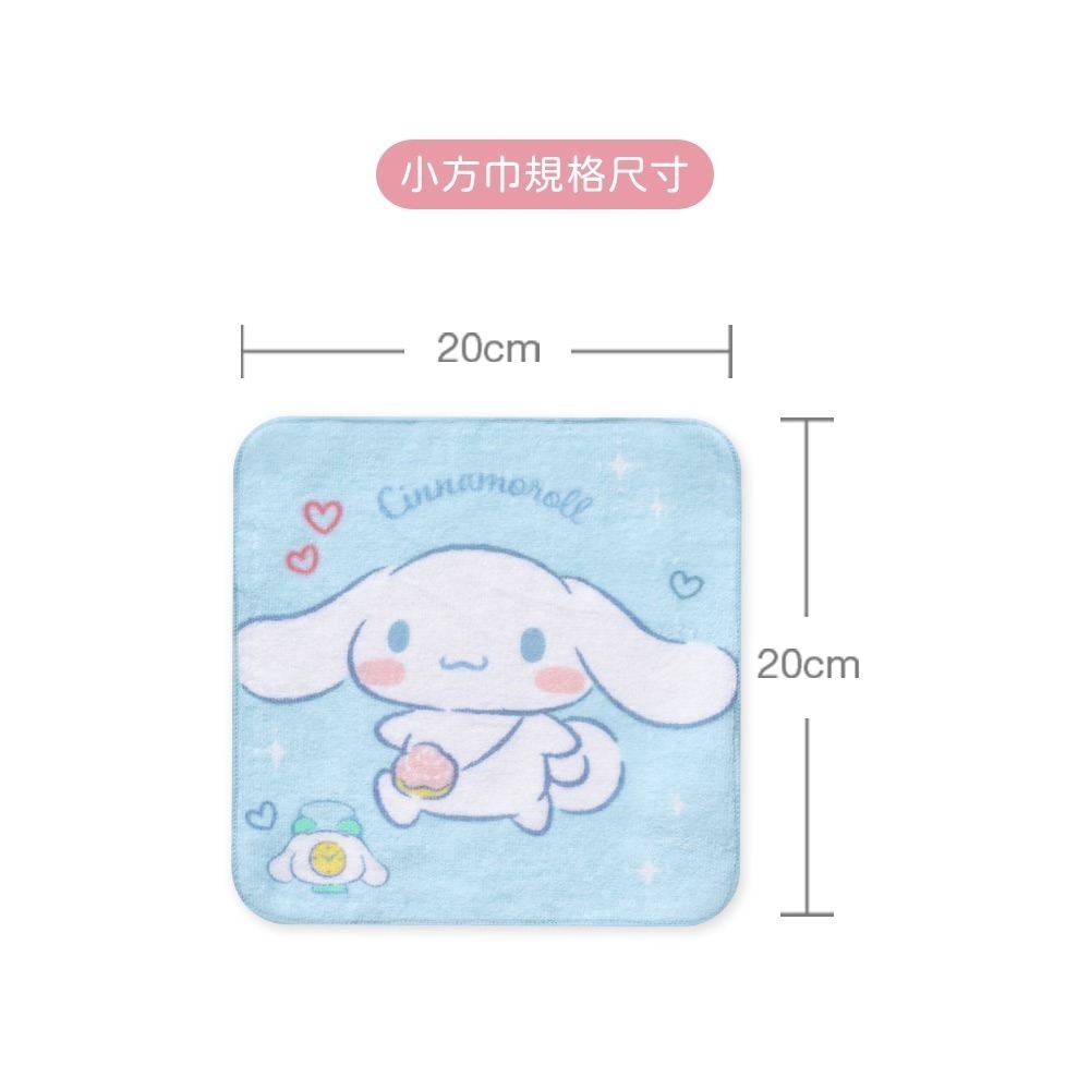 【7-ELEVEN門市團購】三麗鷗 大耳狗小方巾(3入x2組) 酷洛米 美樂蒂 帕洽狗手帕 小毛巾  (免運)-細節圖8