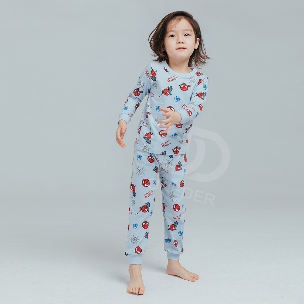 【7-ELEVEN門市團購】純棉長袖套裝 凱蒂貓 寶可夢 大耳狗 力霸王 (1件組) (免運)-細節圖7