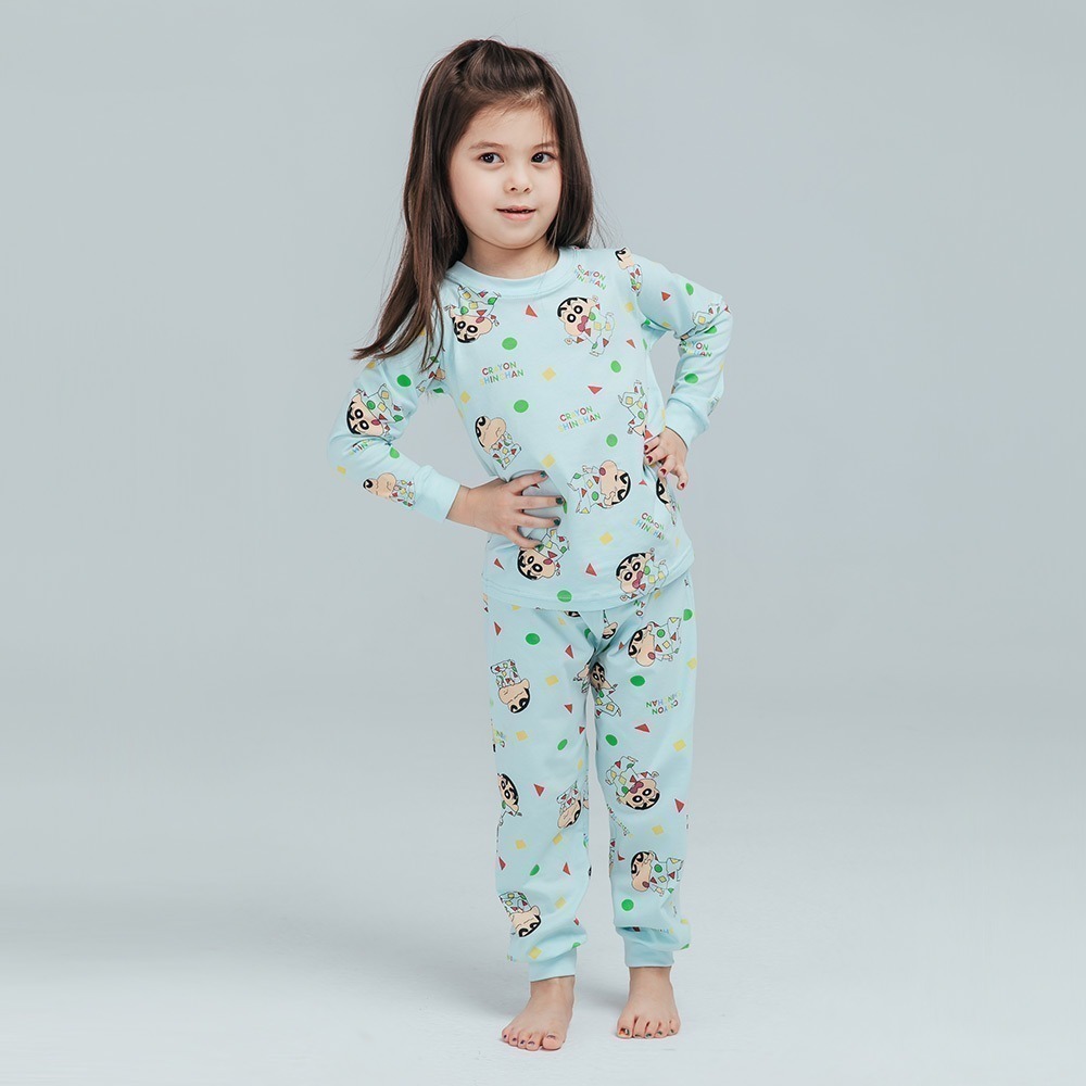 【7-ELEVEN門市團購】純棉長袖套裝 凱蒂貓 寶可夢 大耳狗 力霸王 (1件組) (免運)-規格圖10