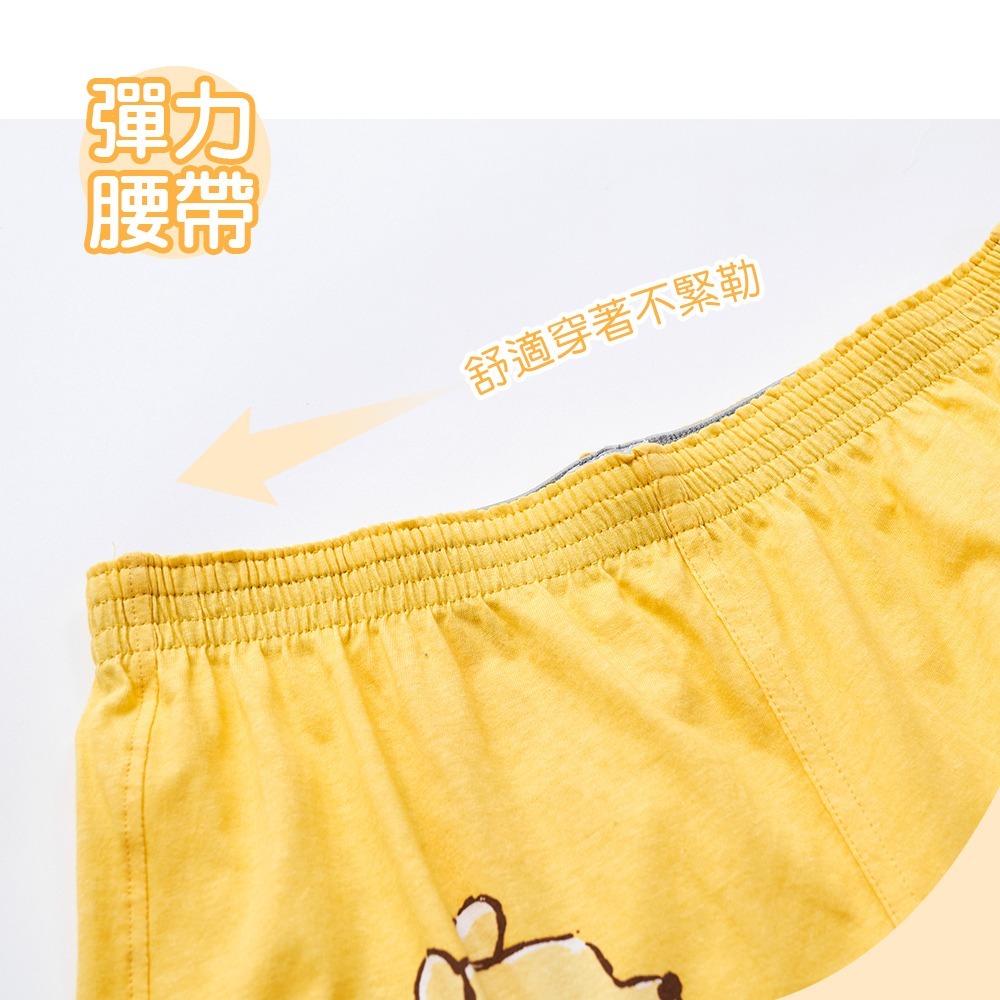 迪士尼 小熊維尼居家四角褲 史迪奇 奇奇蒂蒂 平口內褲 寬鬆內褲 居家褲 【旺達棉品】WP-C006-細節圖5