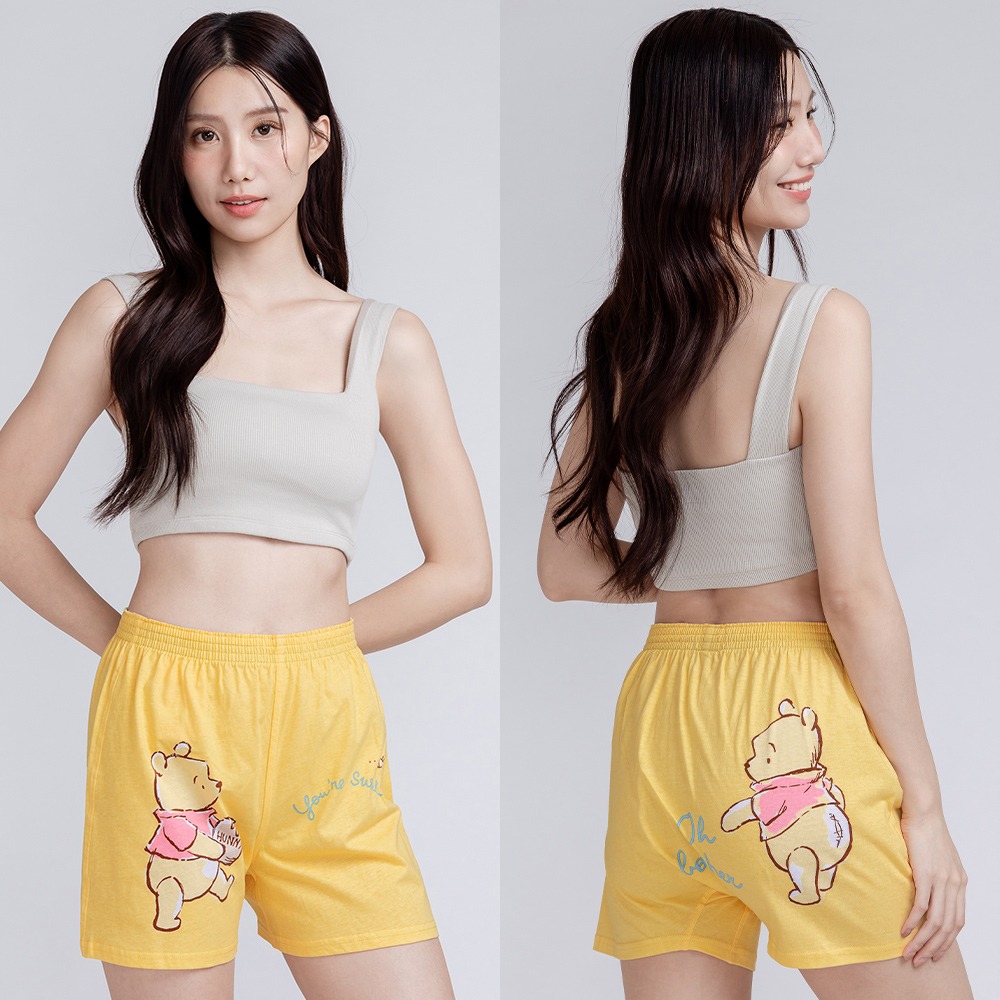 迪士尼 小熊維尼居家四角褲 史迪奇 奇奇蒂蒂 平口內褲 寬鬆內褲 居家褲 【旺達棉品】WP-C006-細節圖8