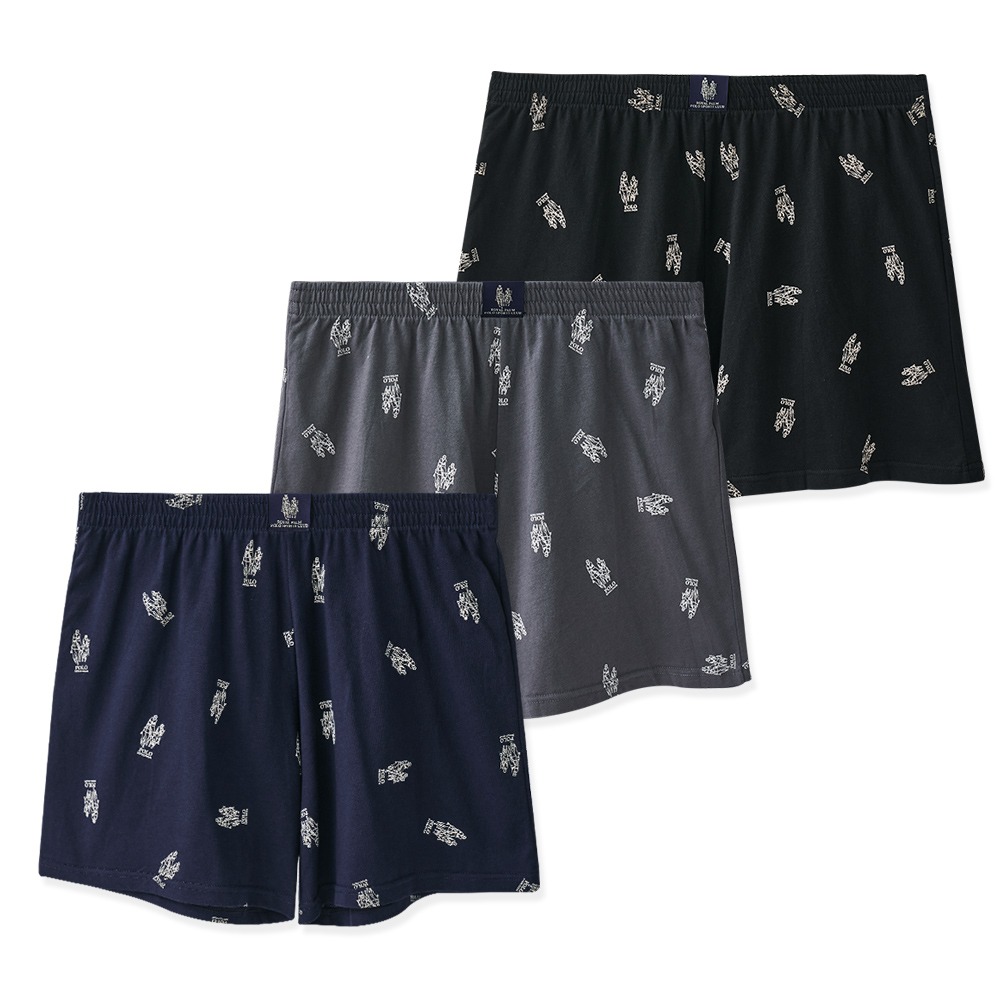 美國POLO雙馬騎士 男生莫代爾四角內褲 男四角褲 吸排內褲 棉柔褲 男內褲 寬版內褲【旺達棉品】RP-C003-細節圖5