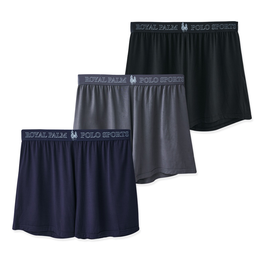 美國POLO雙馬騎士 男生莫代爾四角內褲 男四角褲 吸排內褲 棉柔褲 男內褲 寬版內褲【旺達棉品】RP-C003-細節圖8