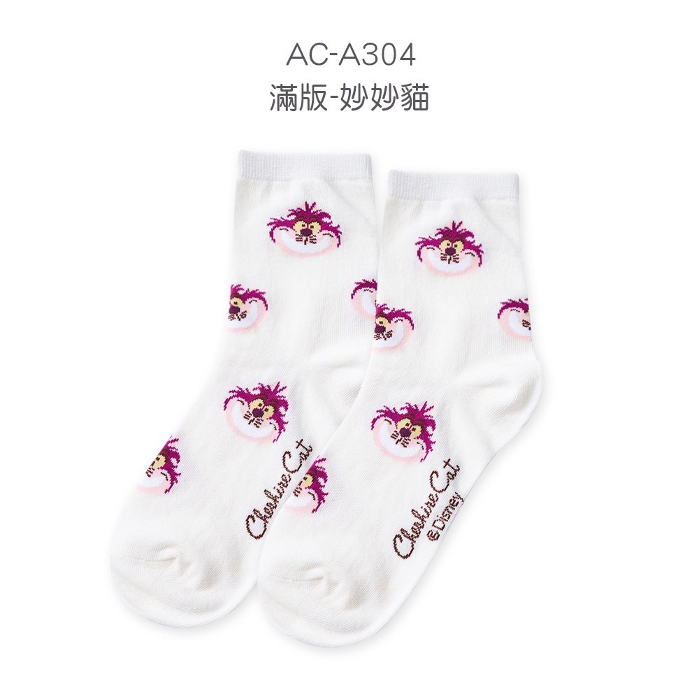 迪士尼 貓貓狗狗長襪 女中統襪 魯斯佛 101忠狗 瑪麗貓 棉襪【旺達棉品】LU-A303-規格圖8