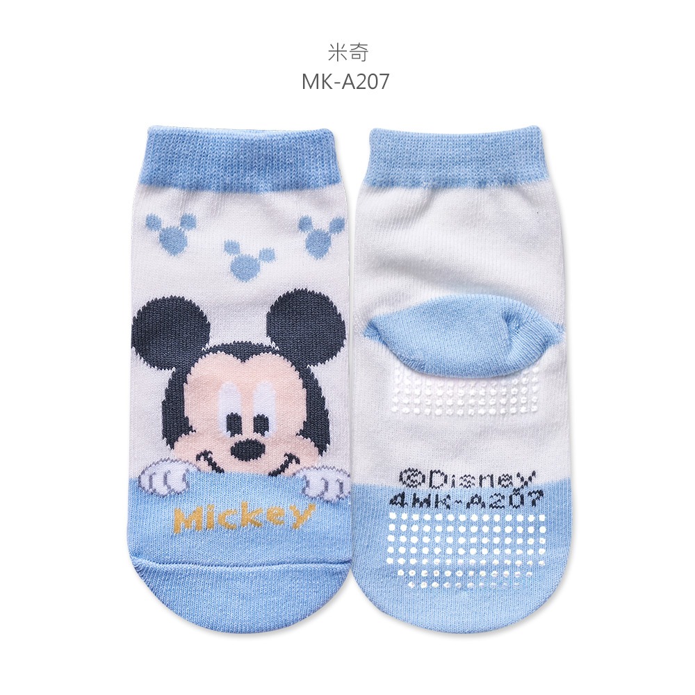 Disney 迪士尼幼童襪 米奇米妮 小熊維尼 止滑短襪 女童短襪 寶寶襪【旺達棉品】MK-A207-規格圖7