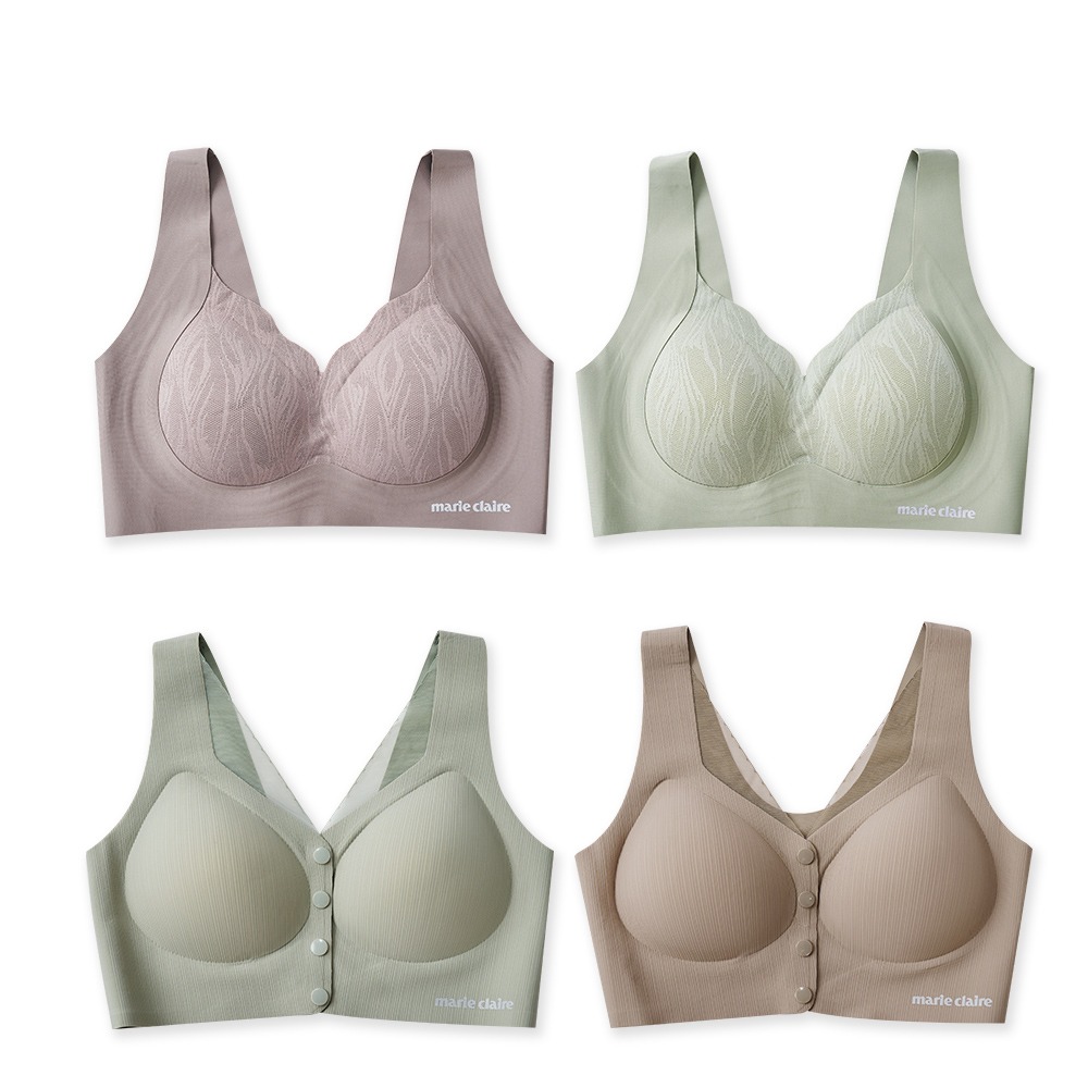 美麗佳人無痕內衣 女內衣 無痕內衣 無鋼圈內衣 涼感內衣 清透胸衣 美胸衣 集中包覆【旺達棉品】MC-NNT04-細節圖2