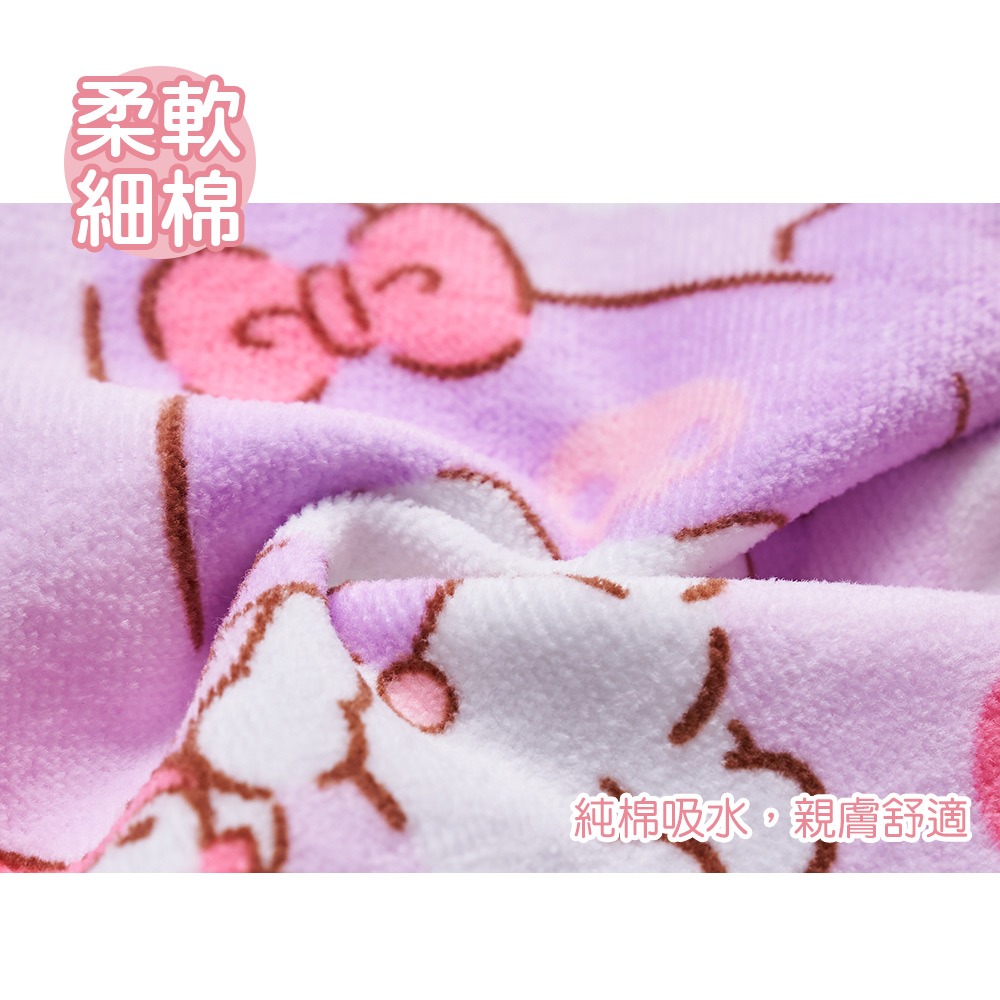 三麗鷗 大耳狗小方巾(3入) 酷洛米 美樂蒂 帕洽狗手帕 小毛巾 卡通系列小方巾 純棉毛巾【旺達棉品】SO-DI001-細節圖3