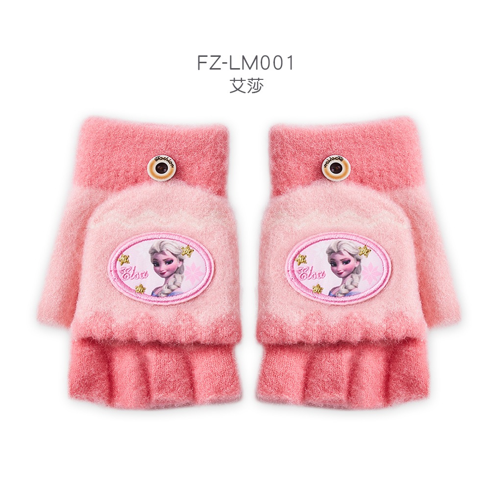 迪士尼 兒童保暖手套 大耳狗 冰雪 蜘蛛人 加厚手套 防寒手套 掀蓋手套 滑雪手套【旺達棉品】UT-HW001-規格圖7