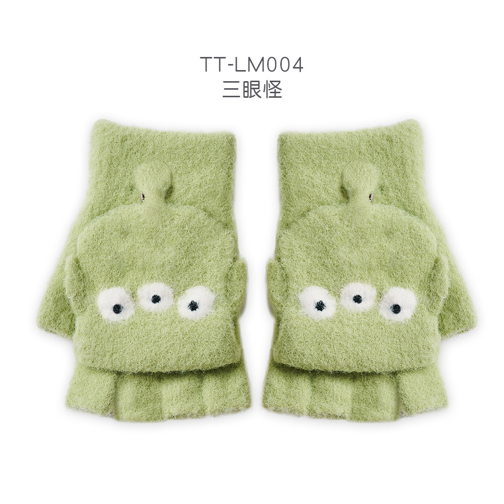 迪士尼 兒童保暖手套 大耳狗 冰雪 蜘蛛人 加厚手套 防寒手套 掀蓋手套 滑雪手套【旺達棉品】UT-HW001-規格圖7