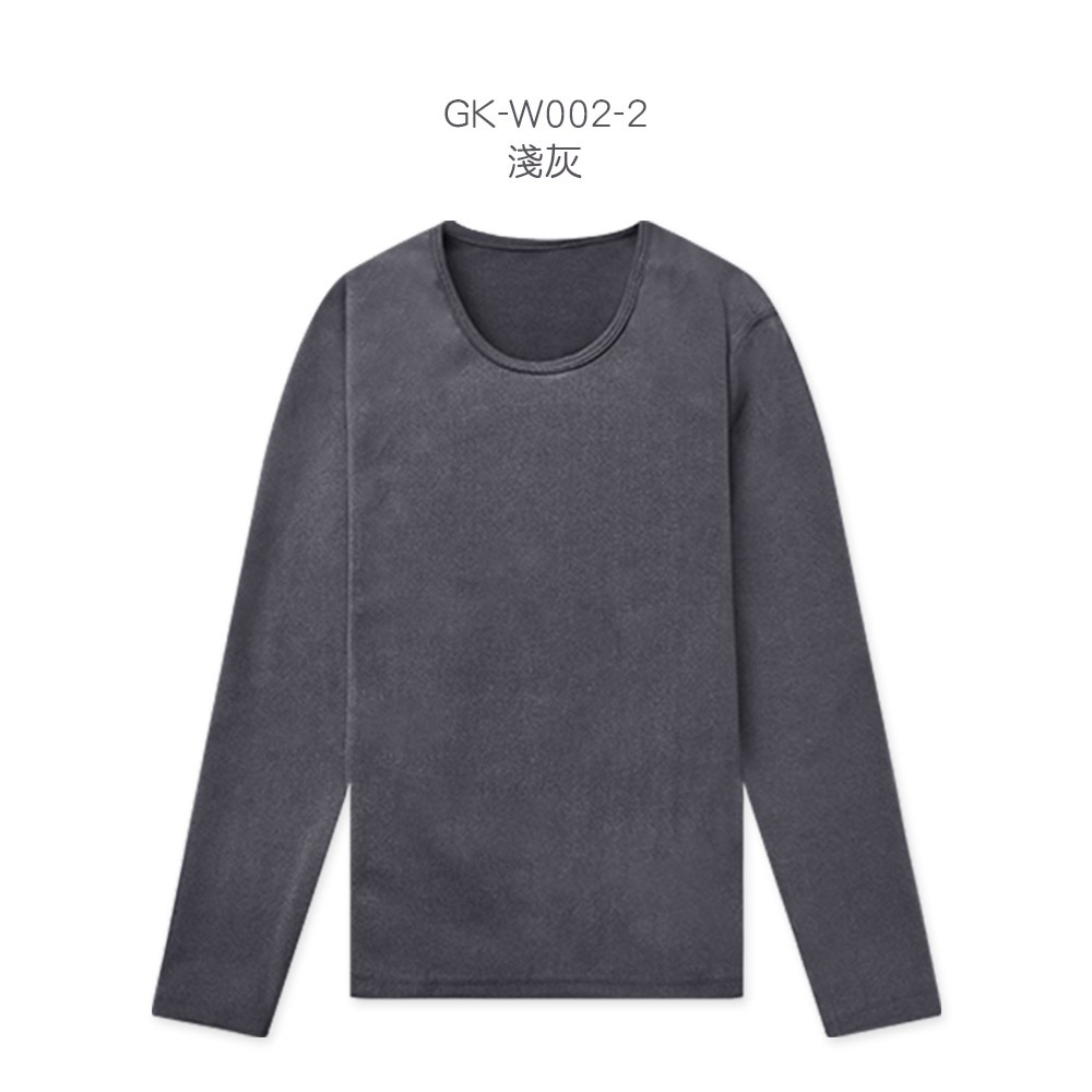 圓領刷毛衣 石墨烯科技保暖衣 輕量保暖衣 德榮發熱衣 【旺達棉品】GK-W002-規格圖9