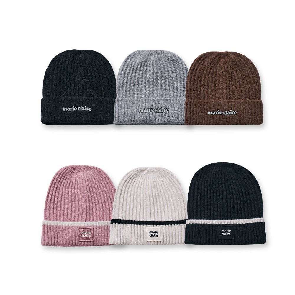 美麗佳人毛帽 針織保暖毛帽 針織帽 電繡 冬天帽子 毛線帽 滑雪【旺達棉品】MC-LN04-細節圖2