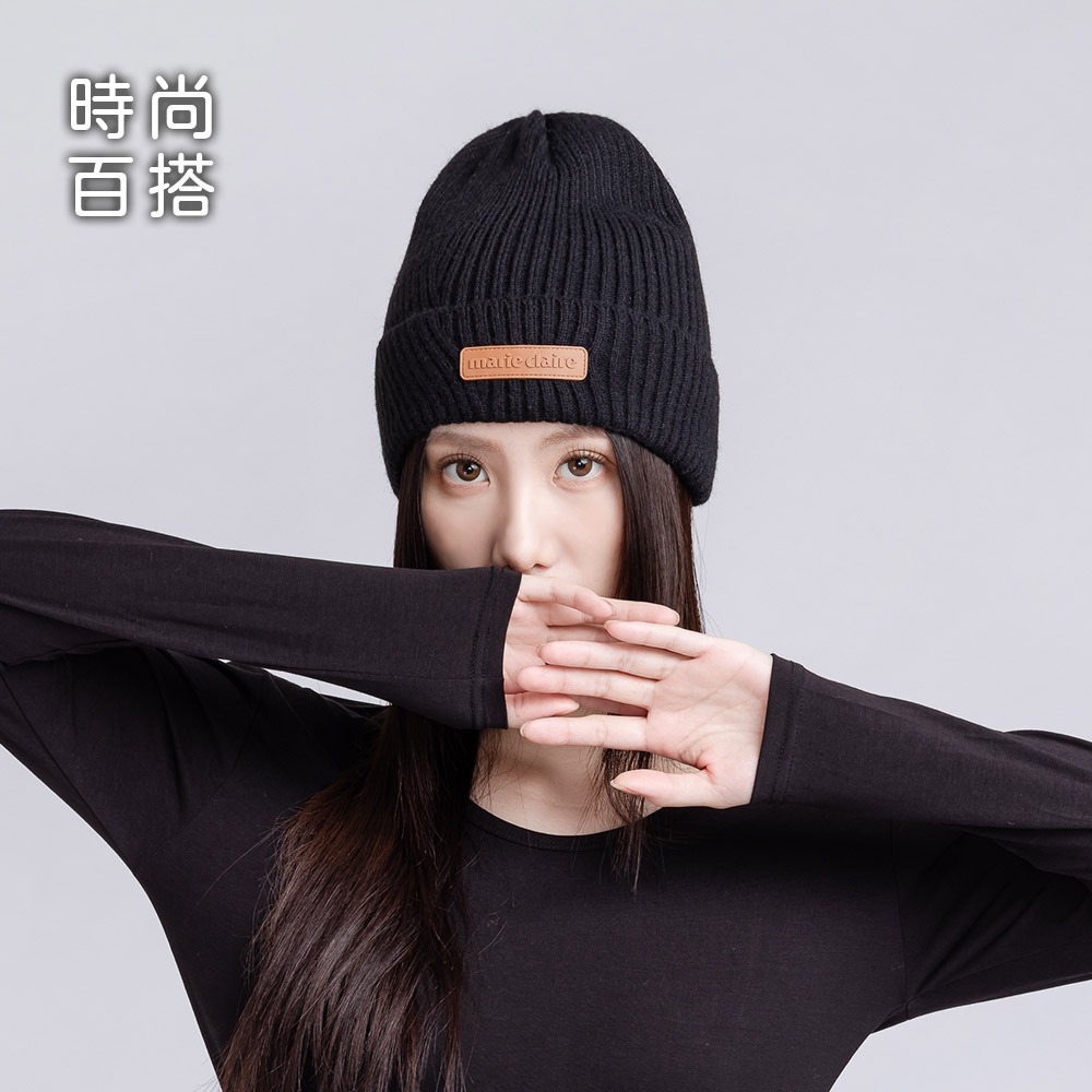 美麗佳人毛帽 針織保暖毛帽 針織帽 冬天帽子 毛線帽 滑雪【旺達棉品】MC-LN05-細節圖5