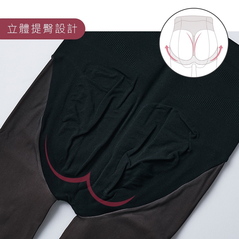 升級裸感光腿褲 裸感絲襪 美腿絲襪 黑色褲襪 膚色絲襪 女絲襪 保暖厚褲襪 【旺達棉品】GK-819-細節圖3