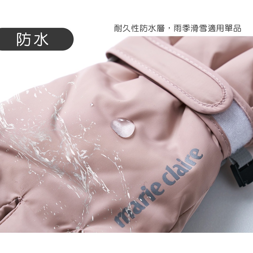 美麗佳人爆暖重磅德絨素色手套 滑雪手套 保暖防風 防寒手套 【旺達棉品】MC-HW11-細節圖6