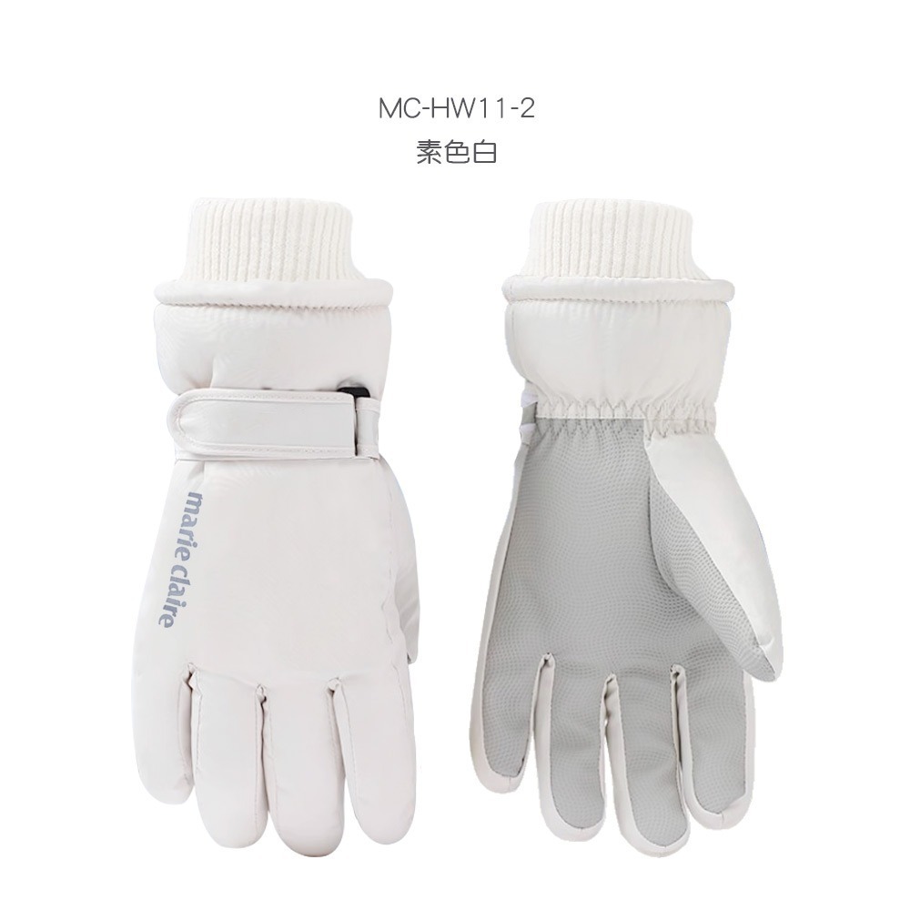 美麗佳人爆暖重磅德絨素色手套 滑雪手套 保暖防風 防寒手套 【旺達棉品】MC-HW11-規格圖11