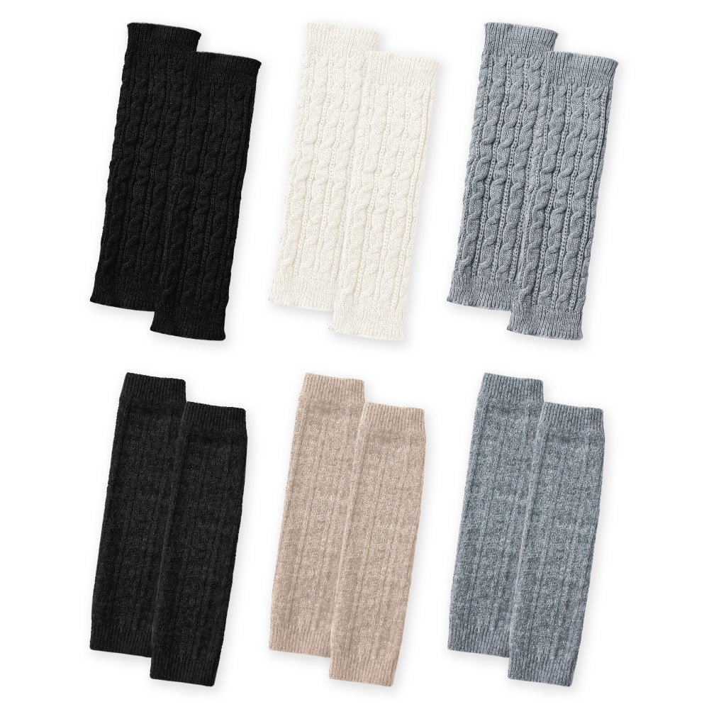 針織推推襪 小腿襪套 保暖襪套 推推長襪 女中筒襪套 保暖長襪【旺達棉品】GK-8101-細節圖2