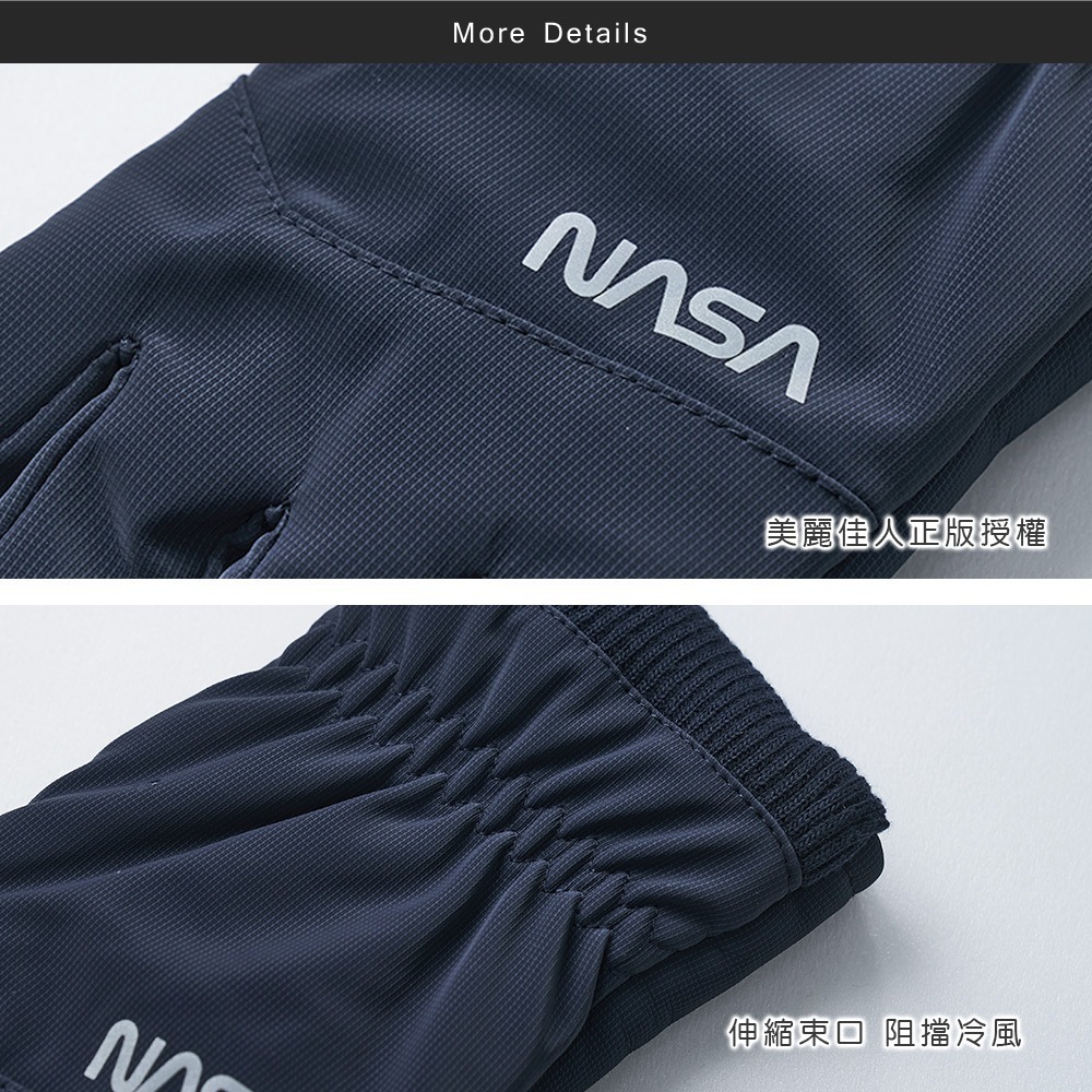 NASA 航太系列澳絨防水手套 防風 防寒手套 絨毛滑雪手套【旺達棉品】NS-HW06-細節圖2