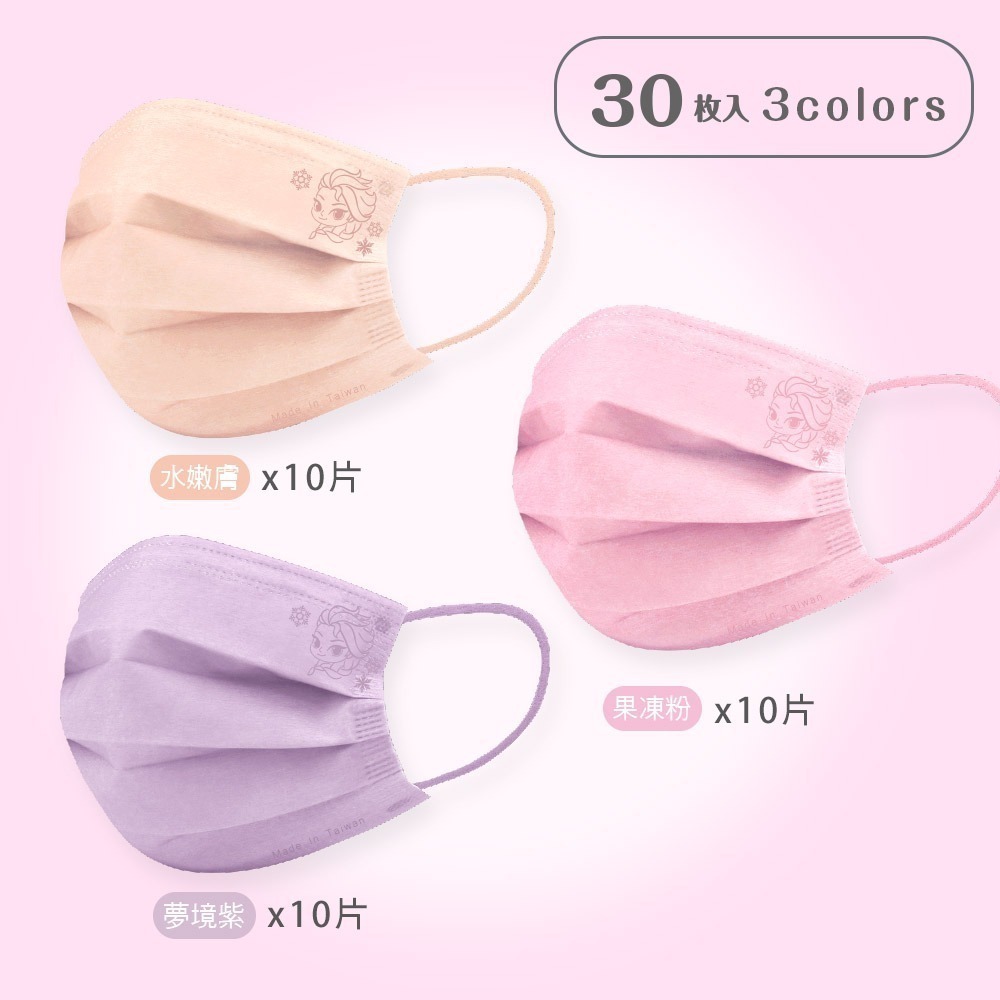【7-ELEVEN門市團購】卡通兒童平面口罩(30入x4盒) 酷洛米 超人力霸王 冰雪奇緣 蜘蛛人(免運)-細節圖3