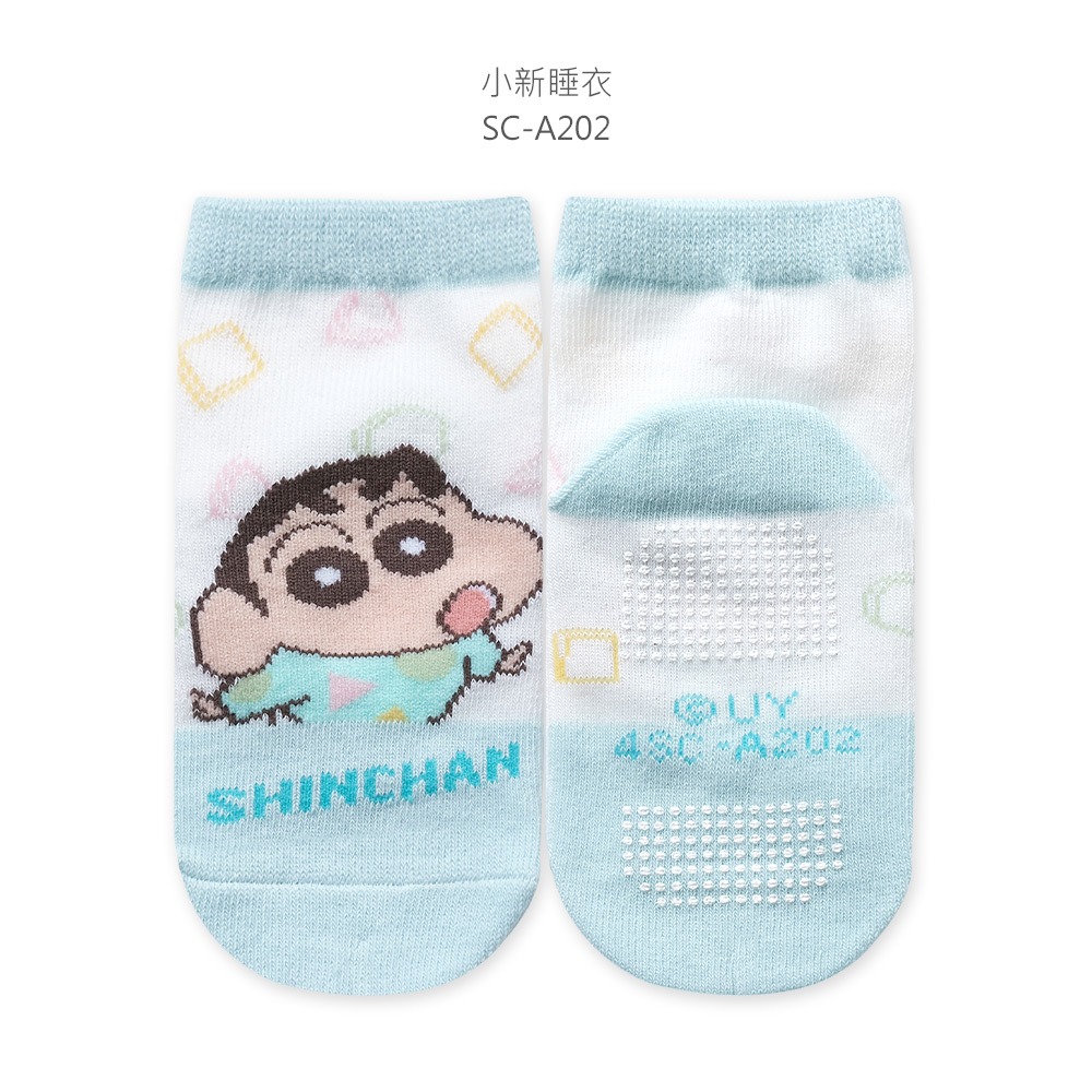蠟筆小新幼童止滑短襪 小新幼稚園短襪 童襪 寶寶襪【旺達棉品】SC-A201-規格圖7