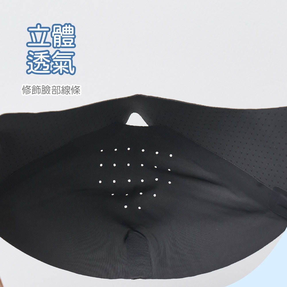 冰透涼無痕口罩 防曬冰絲口罩 透氣面罩 美顏口罩【ONEDER 旺達棉品】OD-BB26-細節圖6