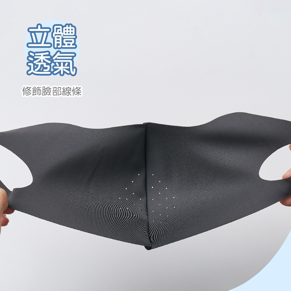 冰透涼無痕口罩 防曬冰絲口罩 透氣面罩 美顏口罩【ONEDER 旺達棉品】OD-BB26-細節圖10