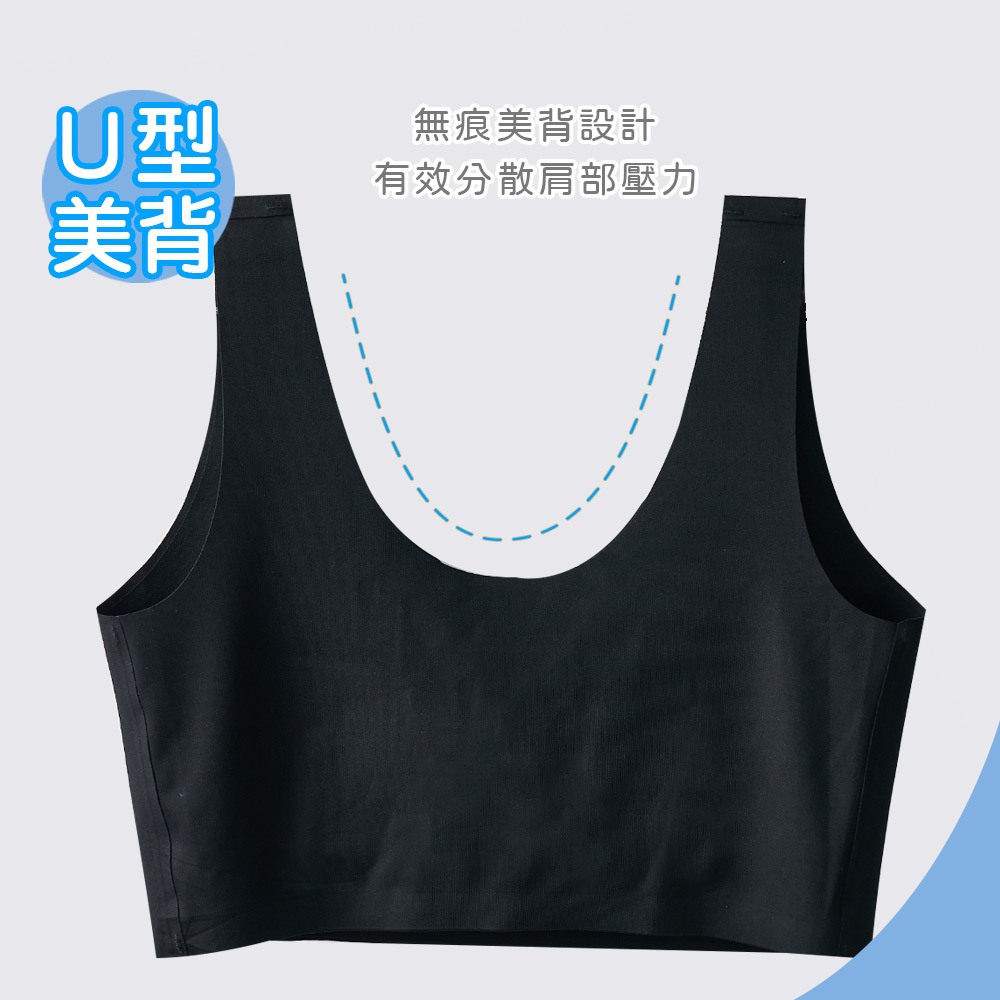 美麗佳人無痕水光胸衣  無痕內衣 無鋼圈內衣 涼感內衣 清透胸衣 美型胸衣【旺達棉品】MC-NNT08-細節圖6