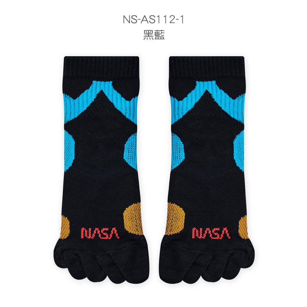 NASA 航太系列五指機能 抗菌除臭五指襪 運動短襪 除臭襪 男女除臭襪【ONEDER 旺達棉品】NS-AS111-規格圖11