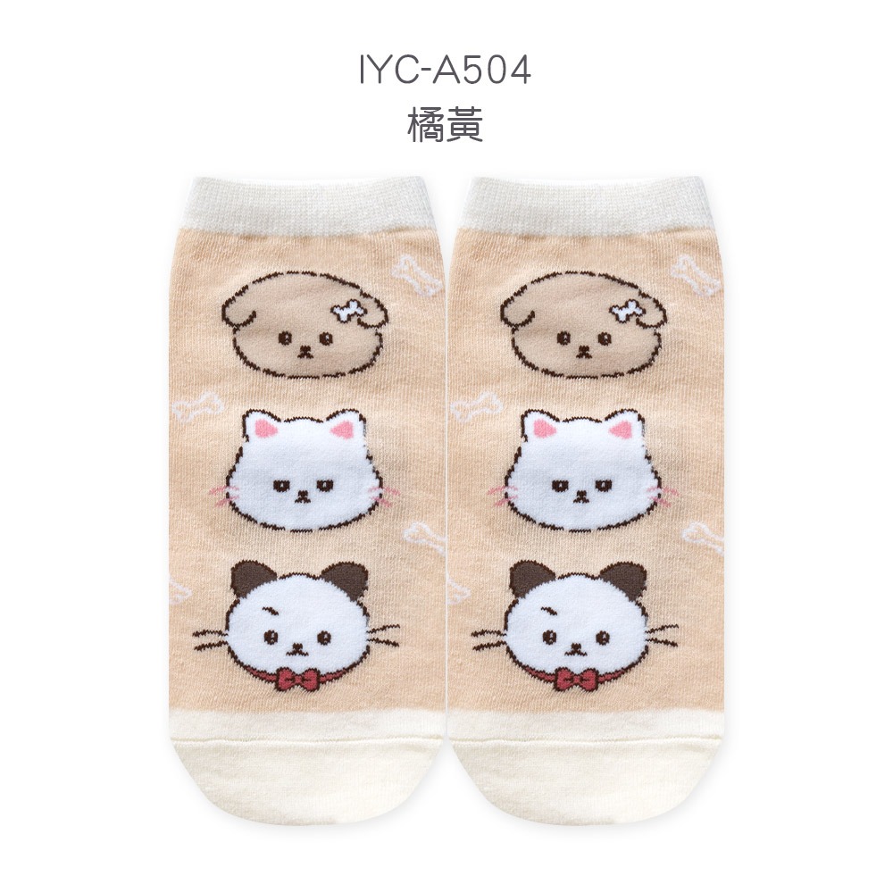 意志薄弱狗短襪 兒童可愛短襪 台灣製童襪 女短襪【旺達棉品】IYC-A501-規格圖8