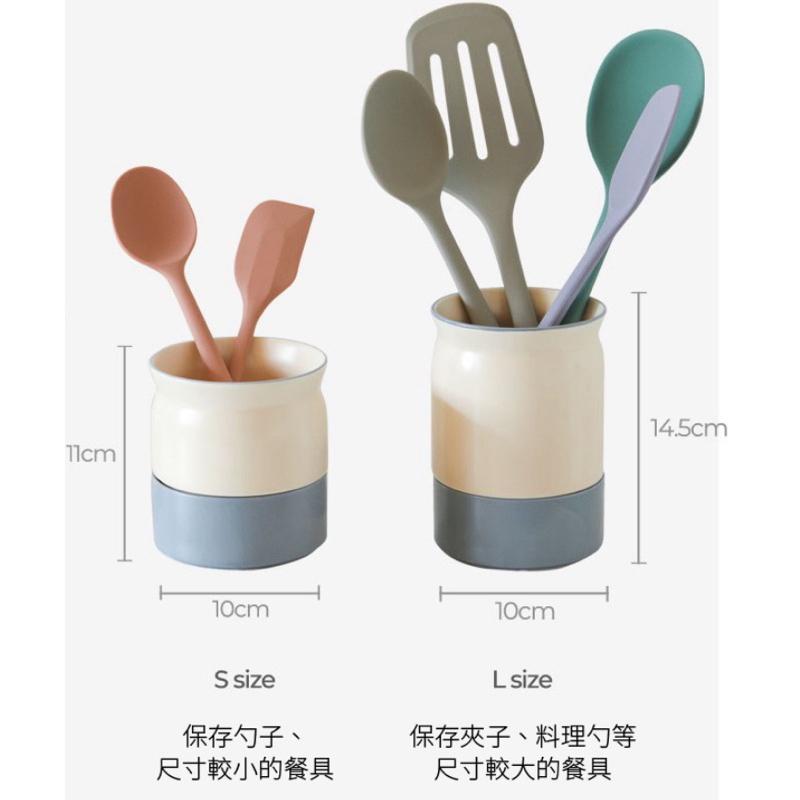 Dailylike 牛奶壺造型餐具瀝水桶（高+矮2入組）-細節圖5