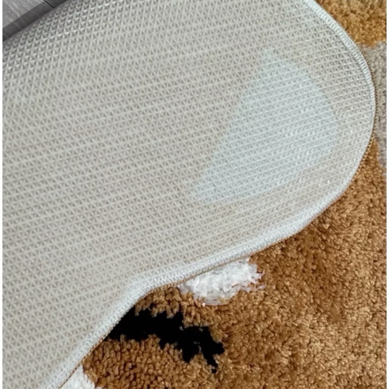 🌟（現貨/韓國進口）DAILYSHARE 超細纖維柔軟柴犬腳踏墊/絨毛地墊-細節圖2