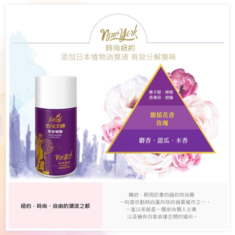 去味大師 消臭噴霧罐 280ml 浪漫巴黎 時尚紐約-細節圖3