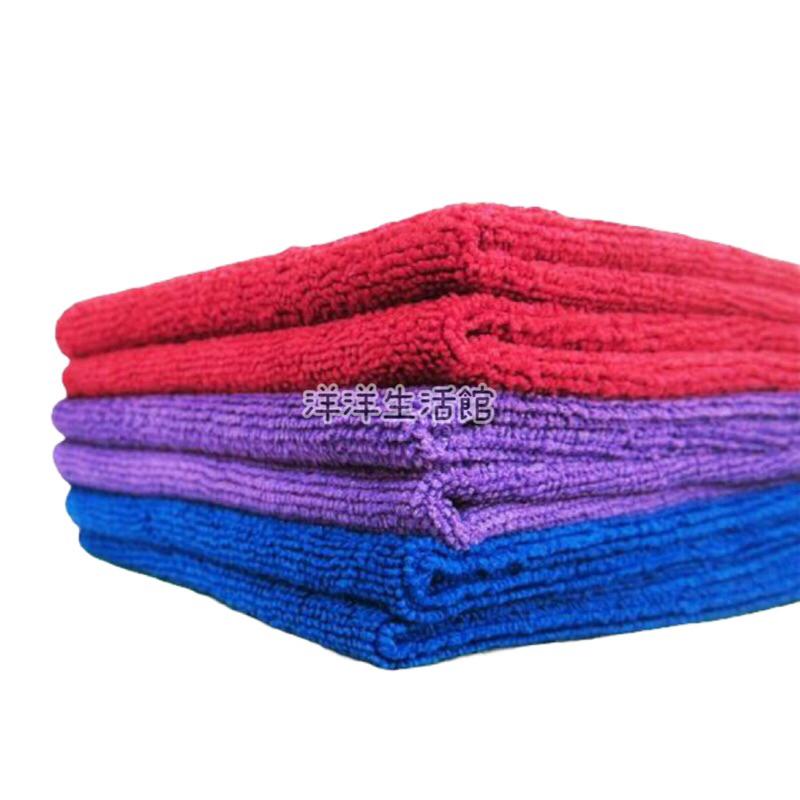 四季生活屋 開纖經編 超細纖維擦拭巾40x40CM 抹布 擦拭布 清潔巾 擦車巾 吸水抹布 毛巾 清潔 廚房 學校 洗車-細節圖2