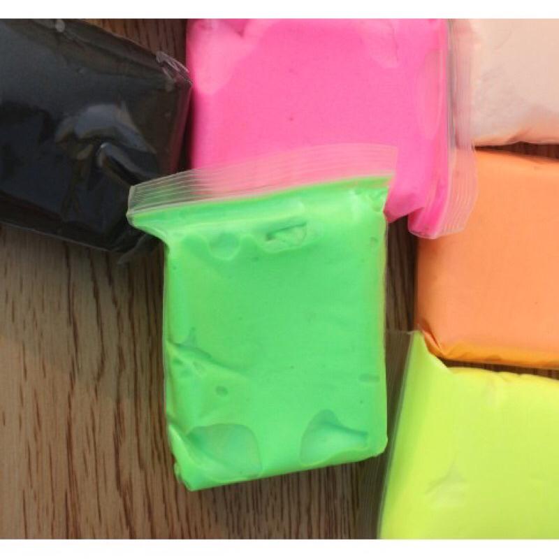 超便宜現貨 超輕黏土 太空泥  黏土 多色彩泥 超輕 柔軟 安全 彩色黏土12色 24色-細節圖3