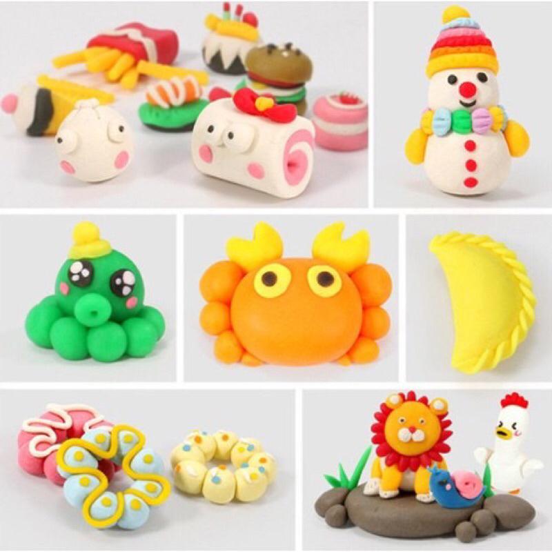 超便宜現貨 超輕黏土 太空泥  黏土 多色彩泥 超輕 柔軟 安全 彩色黏土12色 24色-細節圖4