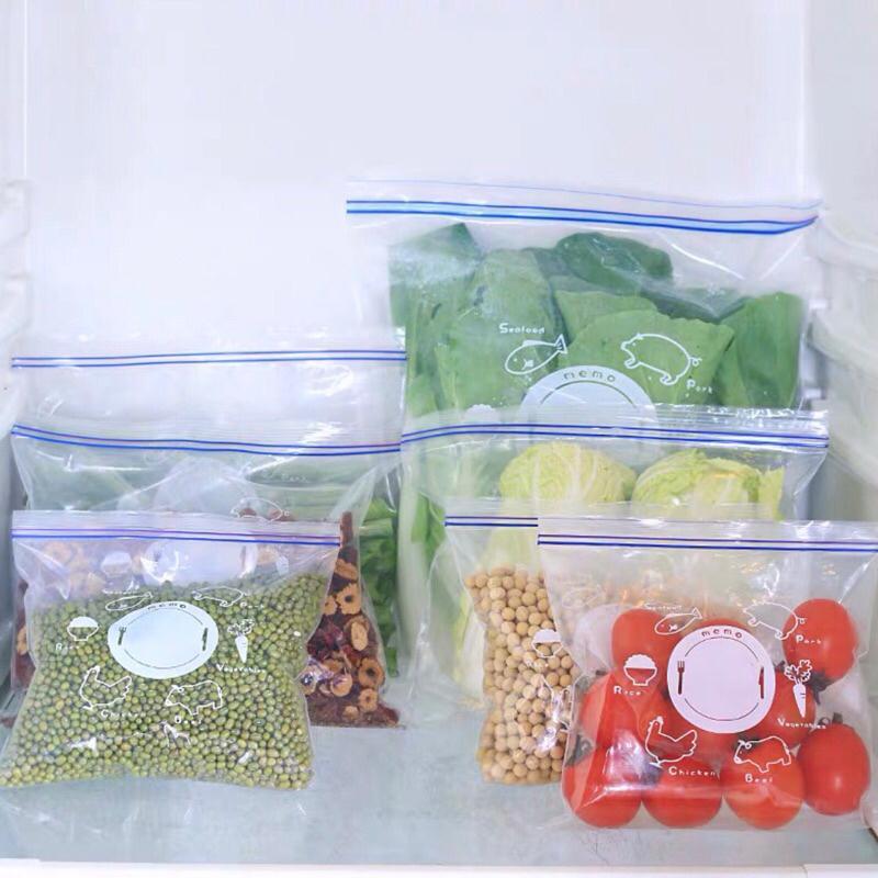 日本 密封保鮮袋 夾鏈袋 保鮮袋 塑膠袋 密封袋 密實袋 鎖鮮袋 分裝袋 食物 冷藏袋 冷凍袋 保鮮 骨鏈袋 打包袋-細節圖4