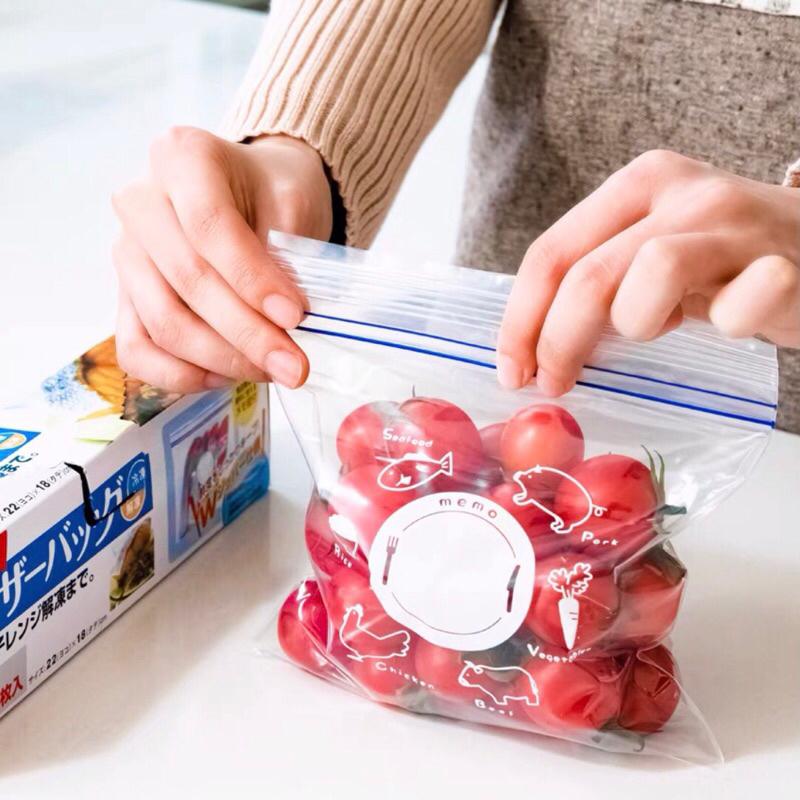 日本 密封保鮮袋 夾鏈袋 保鮮袋 塑膠袋 密封袋 密實袋 鎖鮮袋 分裝袋 食物 冷藏袋 冷凍袋 保鮮 骨鏈袋 打包袋-細節圖5