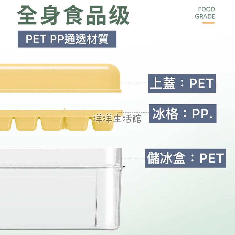 製冰盒組 30格 秒脫模 快速製冰 冰塊模具 冰格 製冰盒 冰箱 大容量 帶蓋 儲冰盒 凍冰塊-細節圖5