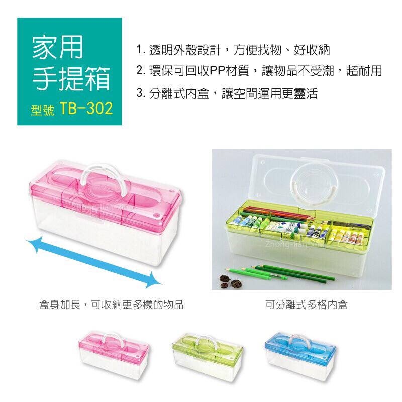 樹德月光手提箱 TB-300 置物箱手提盒工具文具置物盒收納盒-細節圖8