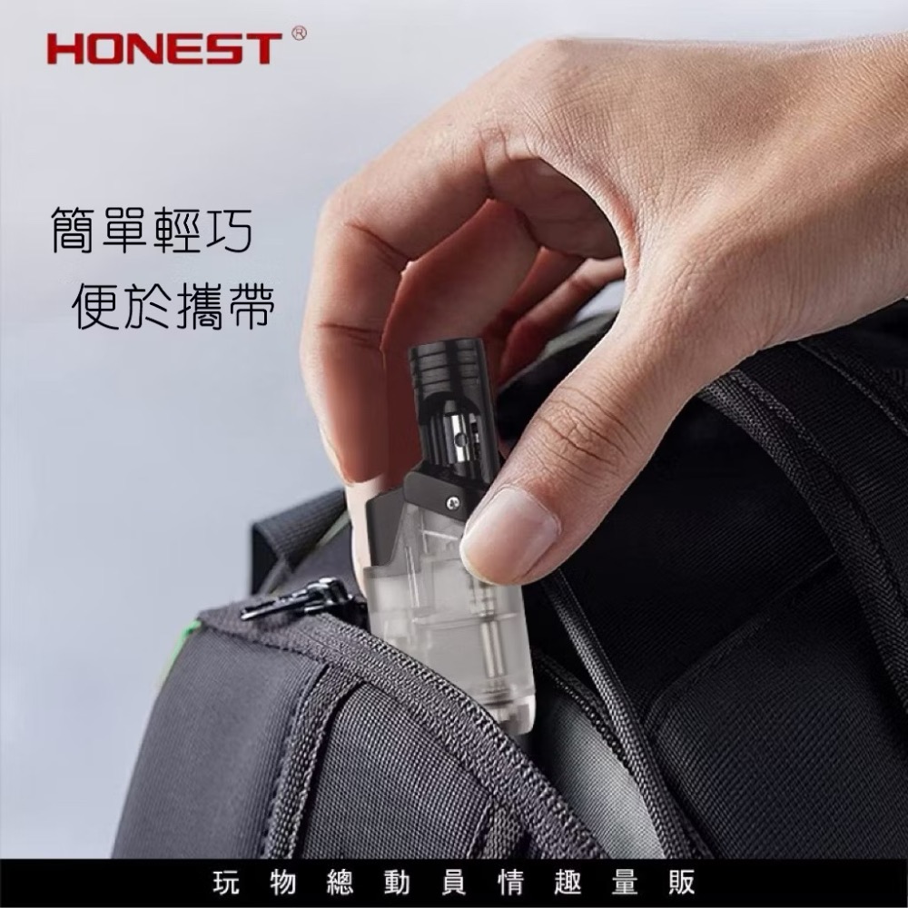 [現貨發售] HONET 百誠 工業風X機械感 超現代造型設計藍火直衝防風打火機 輕巧便攜隨身點菸器 [無定火機制]-細節圖7