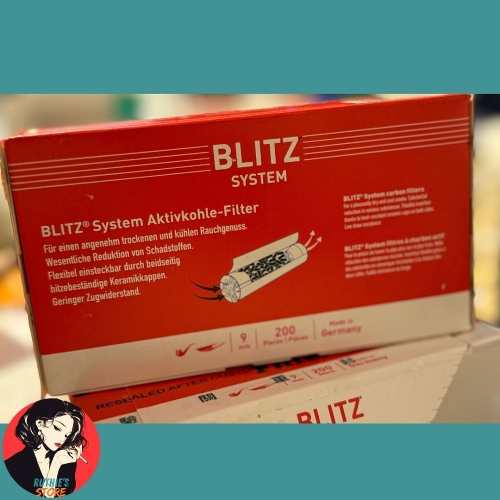 【德國直送】BLITZ 濾芯 9MM 閃電牌 BLITZ 閃電濾芯 200隻/盒-細節圖3