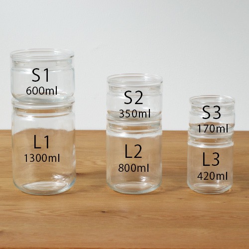 【田無商店】日本製星硝 Cellarmate 透明玻璃保存瓶 收納瓶 玻璃儲存罐 玻璃保鮮罐 多種尺寸-細節圖5