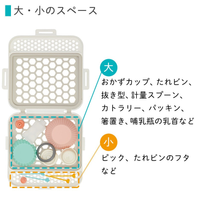 【田無商店】日本MARNA 洗碗機專用小物籃 洗碗機收納籃 洗碗機配件 食器清洗網盒 薄型 分隔