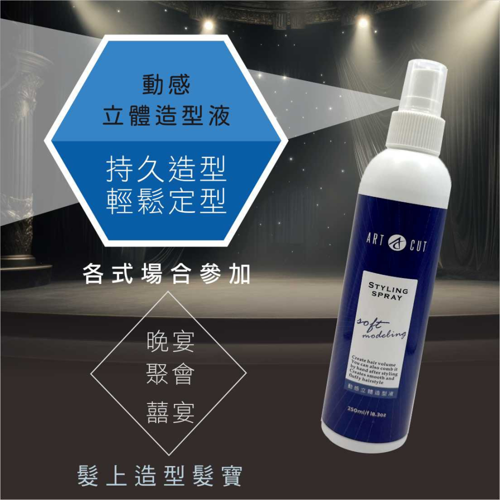 【買一送一】ART CUT 動感立體造型液150ML  #燙後捲髮能保持捲度增加彈性-細節圖2