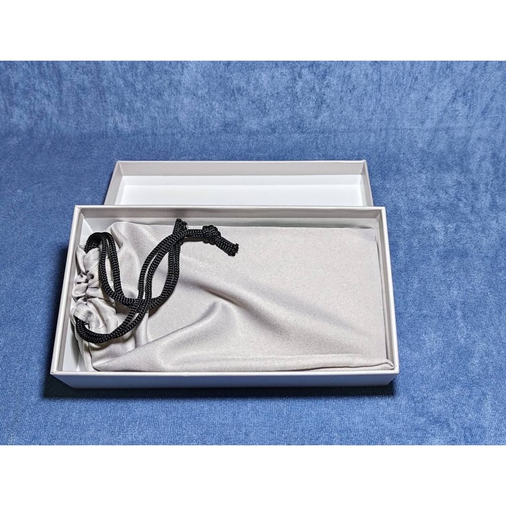 FREASM撞色十字紋輕薄雙拉長夾(米色)-細節圖4