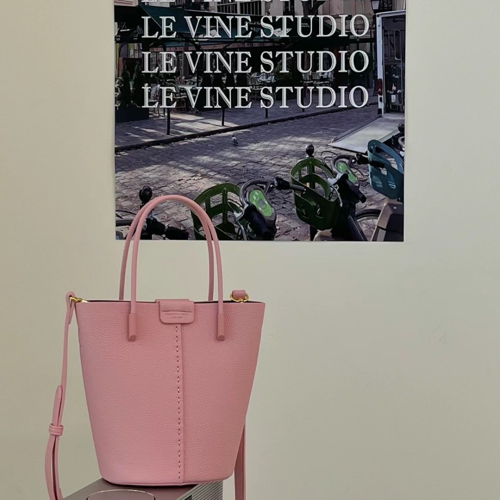 韓國代購🇰🇷破萬銷量手工牛皮水桶包🎀可手提側背（附兩款背帶）-細節圖2